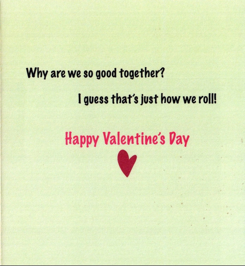 His and Hers Toilet paper Valentine's Day card - Shelburne Country Store