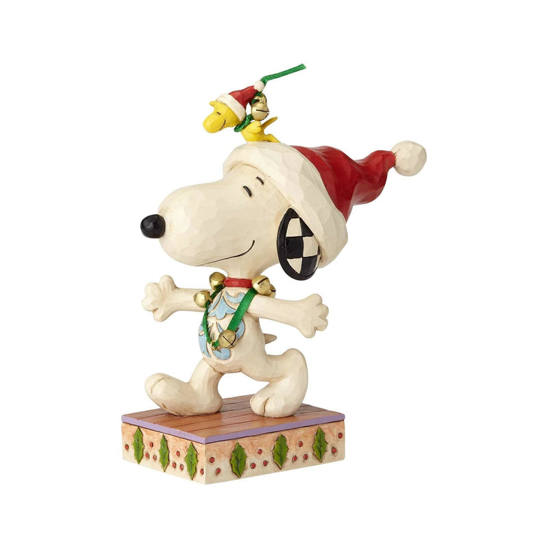 Snoopy and Woodstock with Jingle Bells - Shelburne Country Store