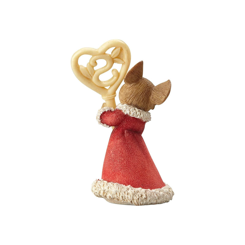 Heart Of Christmas Mouse With Santa Key - Shelburne Country Store