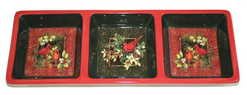 Cardinal 3 Section Relish Tray - 6" - Shelburne Country Store