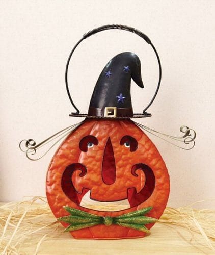 Tii Collections Metal Jack-O-Lantern - - Shelburne Country Store