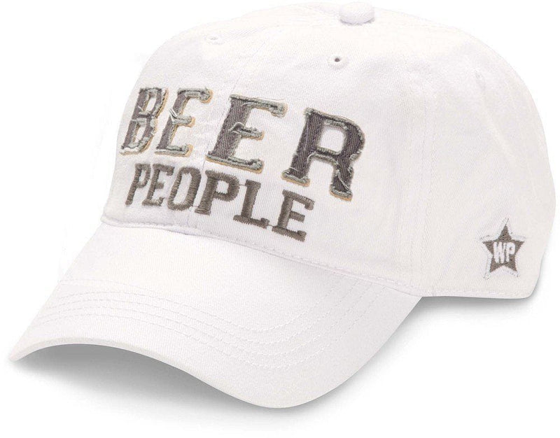 Beer People  - White  Adjustable Hat - Shelburne Country Store