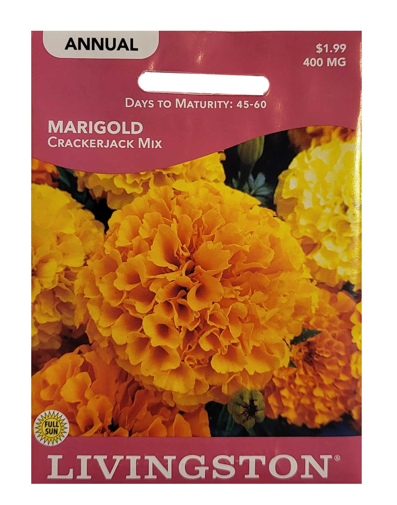 Seed Packet - Marigold - Crackerjack Mix - Shelburne Country Store
