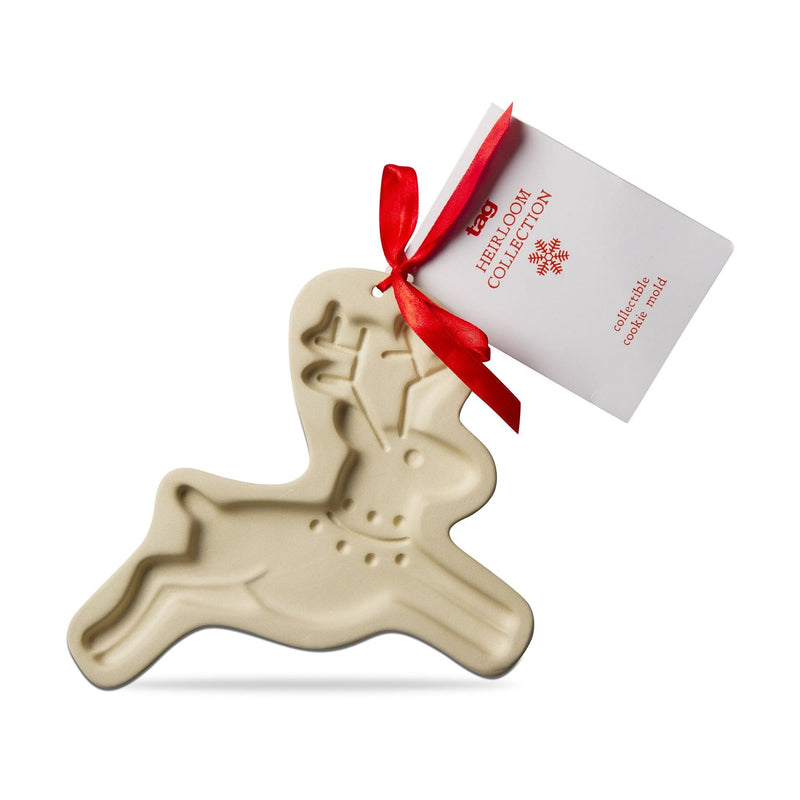 Prancing Reindeer Cookie Mold - Natural - Shelburne Country Store