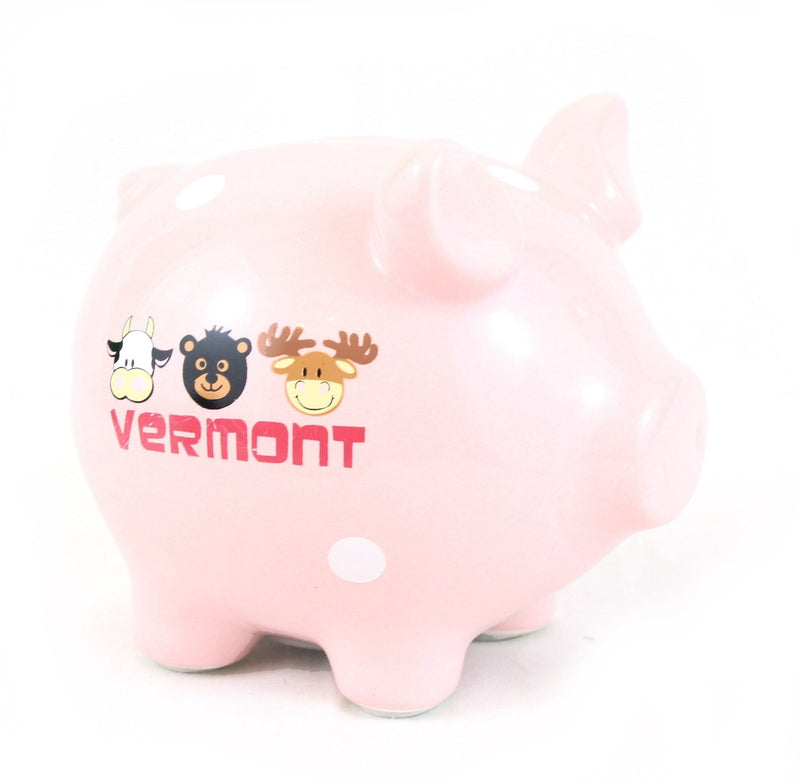 Pink Vermont Piggy Bank - Shelburne Country Store