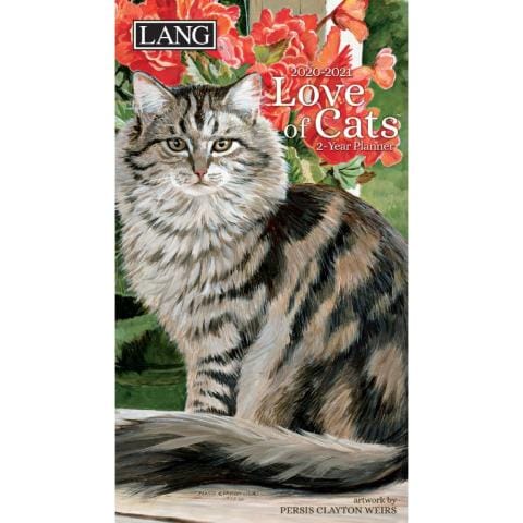 Love of Cats 2 Year Planner 2020-2021 - Shelburne Country Store