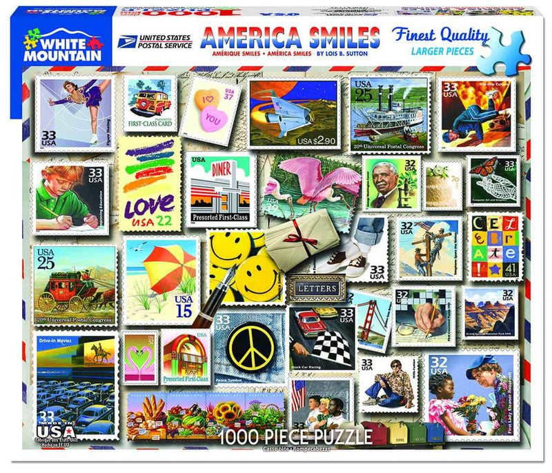 America Smiles - 1000 Piece Jigsaw Puzzle - Shelburne Country Store
