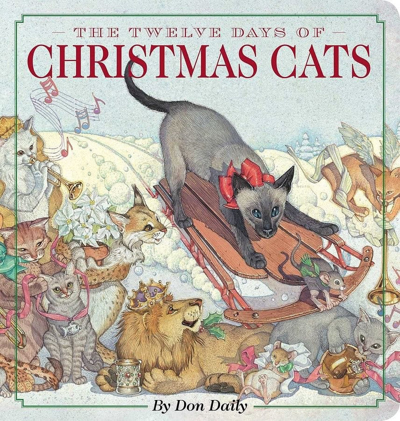 The Twelve Days of Christmas Cats Padded Board Book - Shelburne Country Store