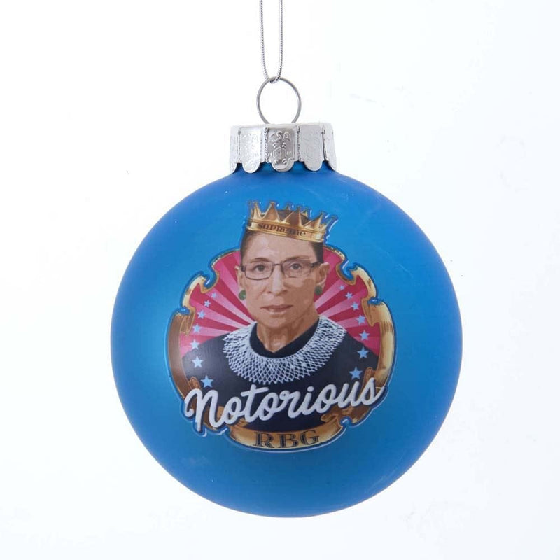 80MM "Notorious RBG" Glass Ball Ornament - Shelburne Country Store