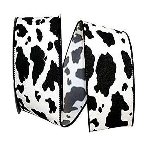 Cow Print Ribbon - 10 Yards - Shelburne Country Store