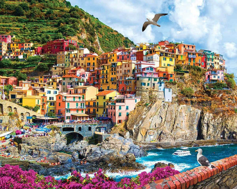 Cinque Terre, Italy - 1000 Piece Jigsaw Puzzle - Shelburne Country Store
