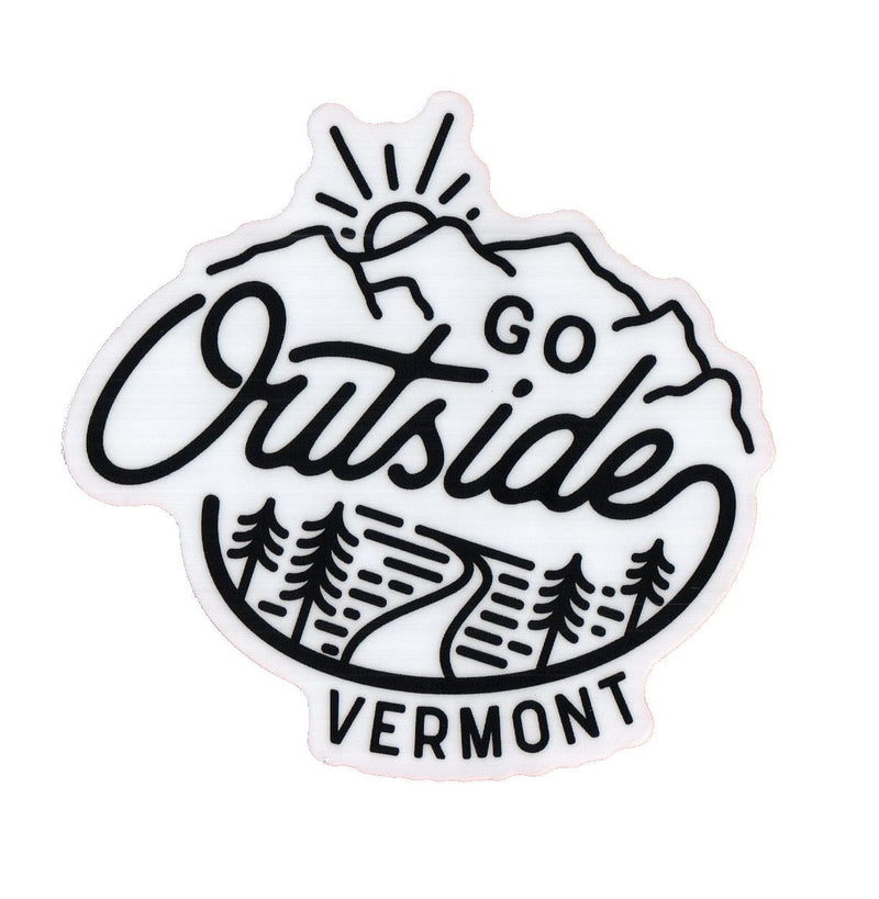 Go Outside - Vermont - Large Printed Sticker - Shelburne Country Store