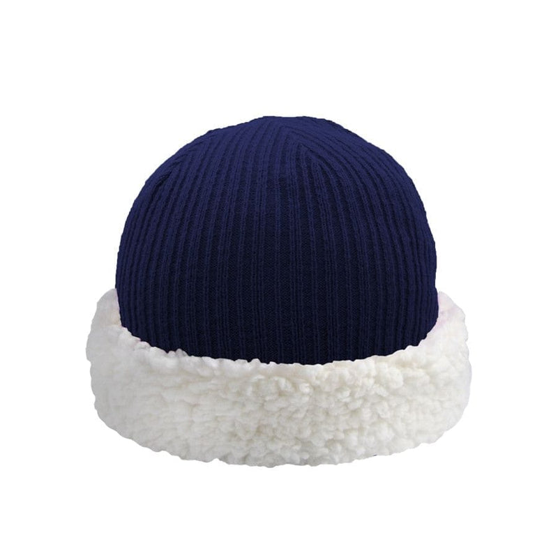 Extra Fuzzy Corduroy Hat - Navy - Shelburne Country Store