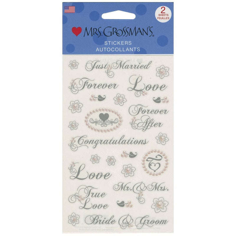 Mrs Grossman's Sticker, Wedding Phrases - Shelburne Country Store