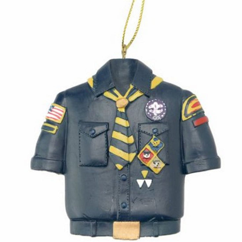 Resin Cub Scout Blue Shirt Ornament - 3.25" - Shelburne Country Store