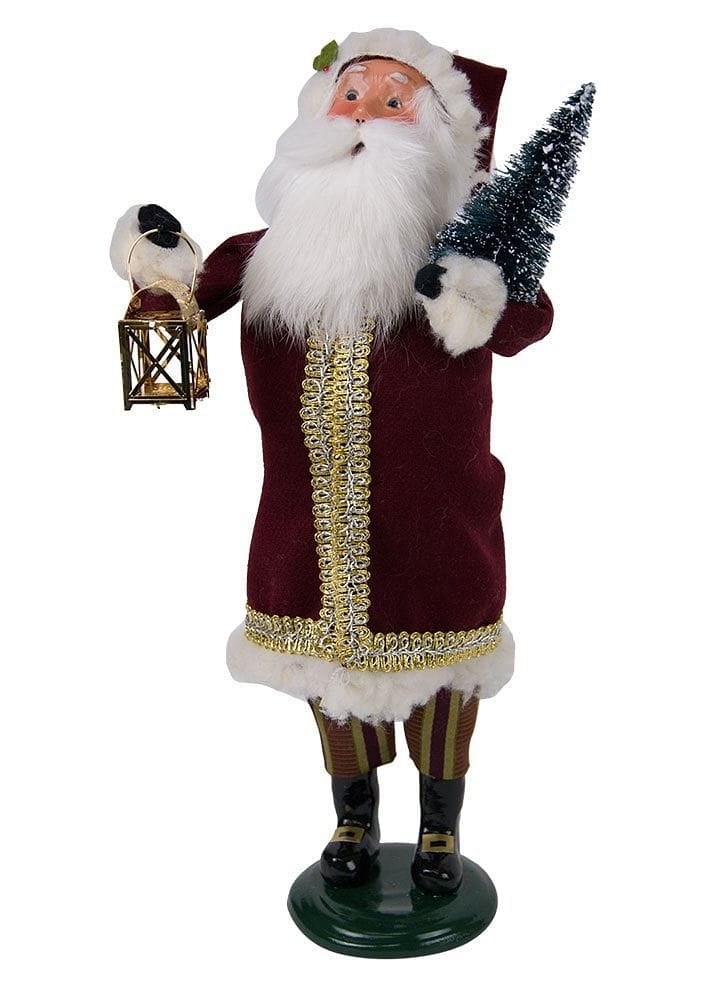 Maroon Santa Figurine - Shelburne Country Store