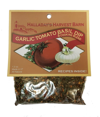 Halladays Garlic Tomato Basil Dip Mix - Shelburne Country Store