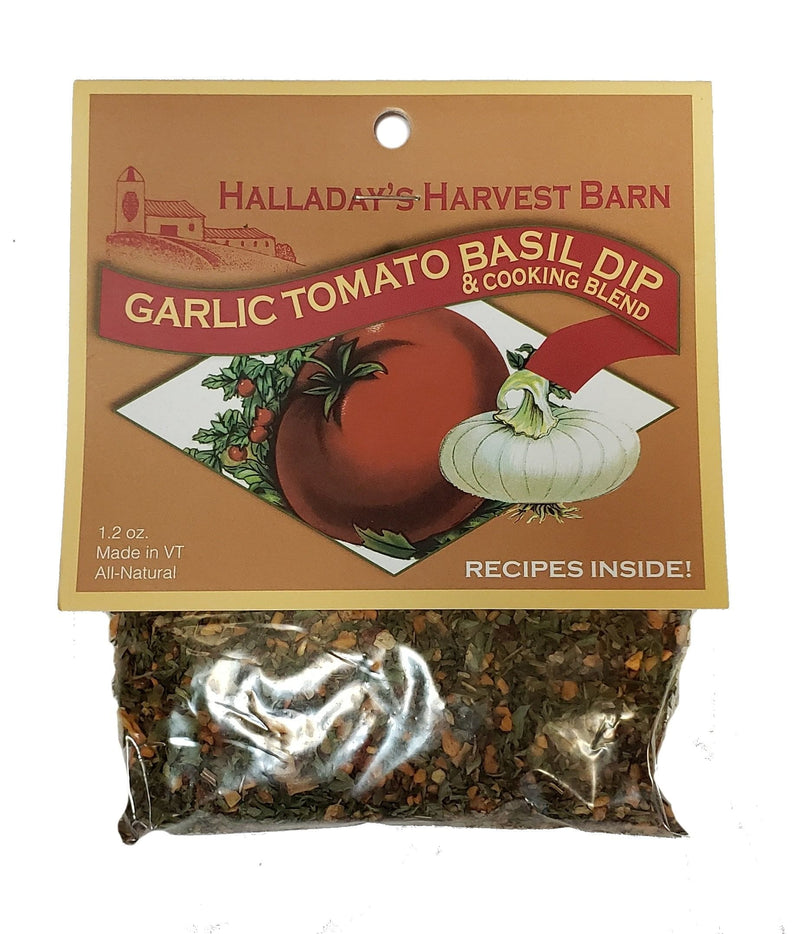 Halladays Garlic Tomato Basil Dip Mix - Shelburne Country Store