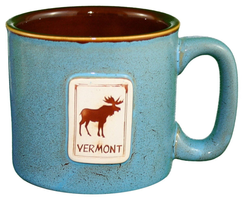 Vermont Moose Pottery Stamp Coffee Mug - Shelburne Country Store