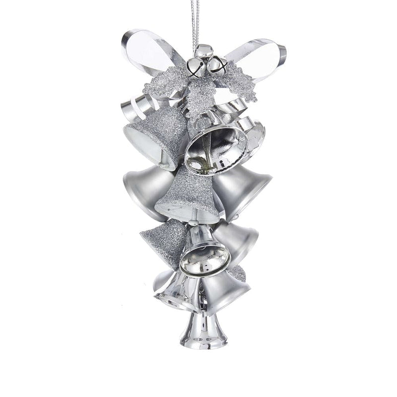 Metal Silver Bell Cluster Ornament - Shelburne Country Store