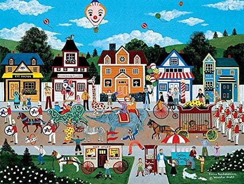 Jane Wooster Scott Circus Pandemonium Puzzle 300 Piece - Shelburne Country Store
