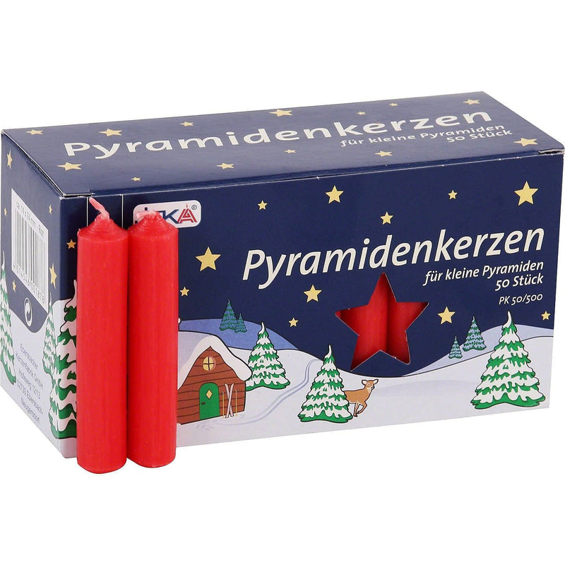 Jeka Pyramid Candles 50 pack - - Shelburne Country Store