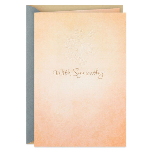 Thoughts and Prayers Are With You Sympathy Card - Shelburne Country Store