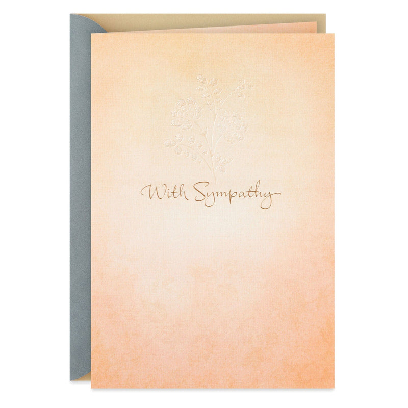 Thoughts and Prayers Are With You Sympathy Card - Shelburne Country Store
