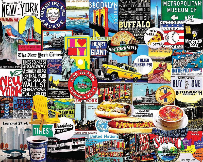 New York New York - 1000 Piece Jigsaw Puzzle - Shelburne Country Store