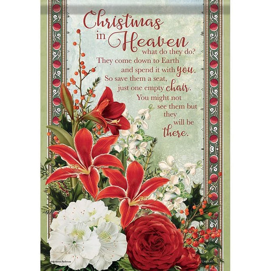 Christmas in Heaven Garden Flag - Shelburne Country Store