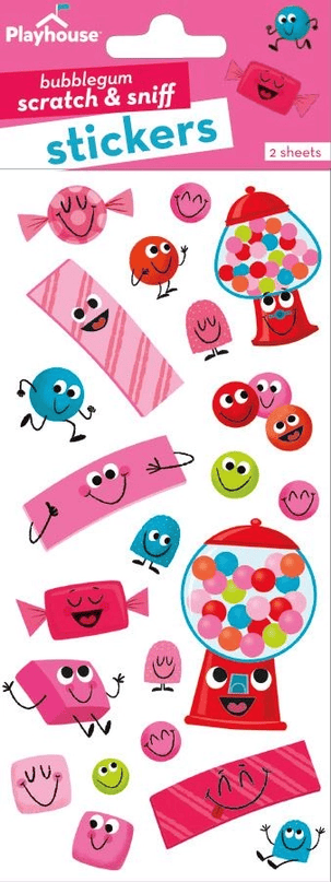 Bubble Gum Scratch & Sniff Stickers - Shelburne Country Store