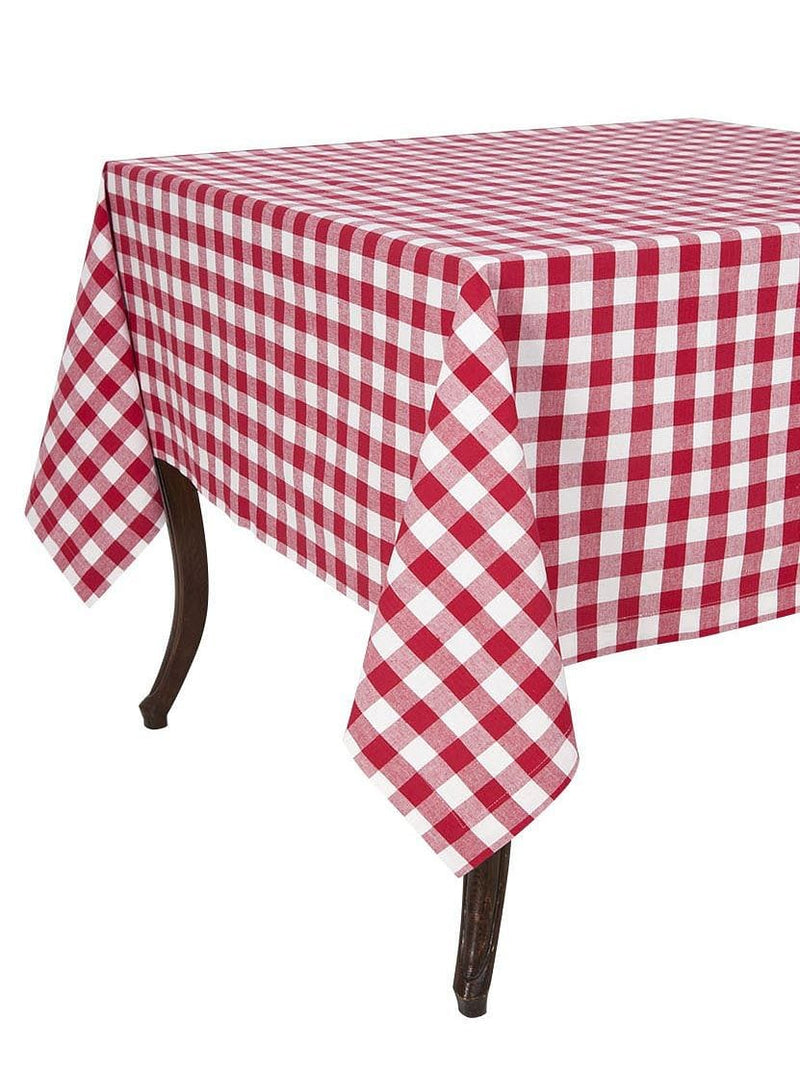 Buffalo Plaid Cherry Tablecloth - - Shelburne Country Store