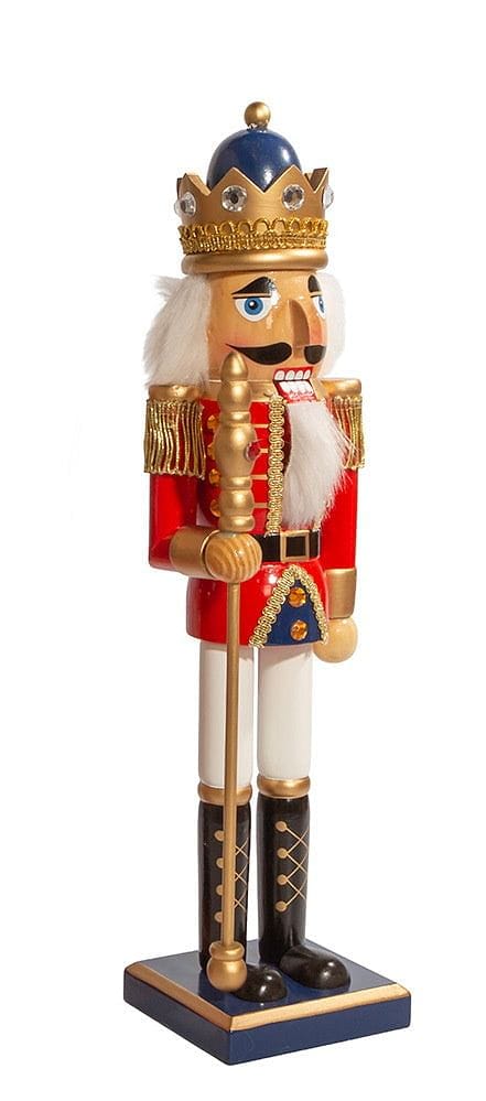 15 Inch Soldier Nutcracker - Blue Base - Shelburne Country Store