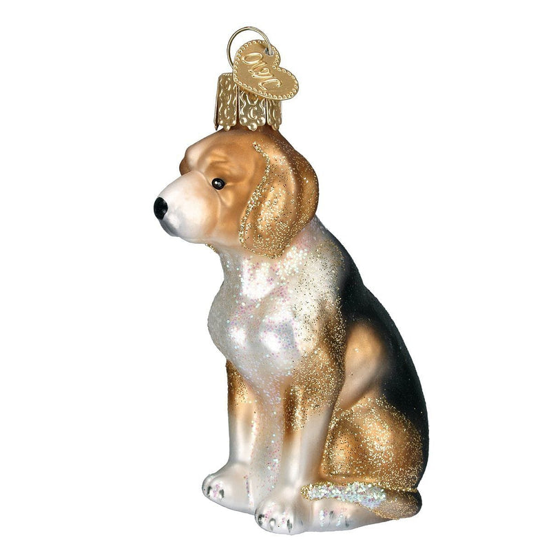 Old World Christmas Blown Beagle Ornament - Shelburne Country Store