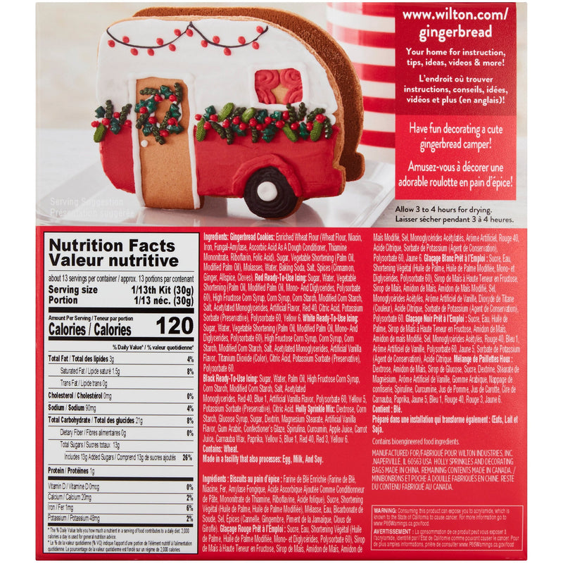 Ready to Build - Gingerbread Camper Kit - Shelburne Country Store