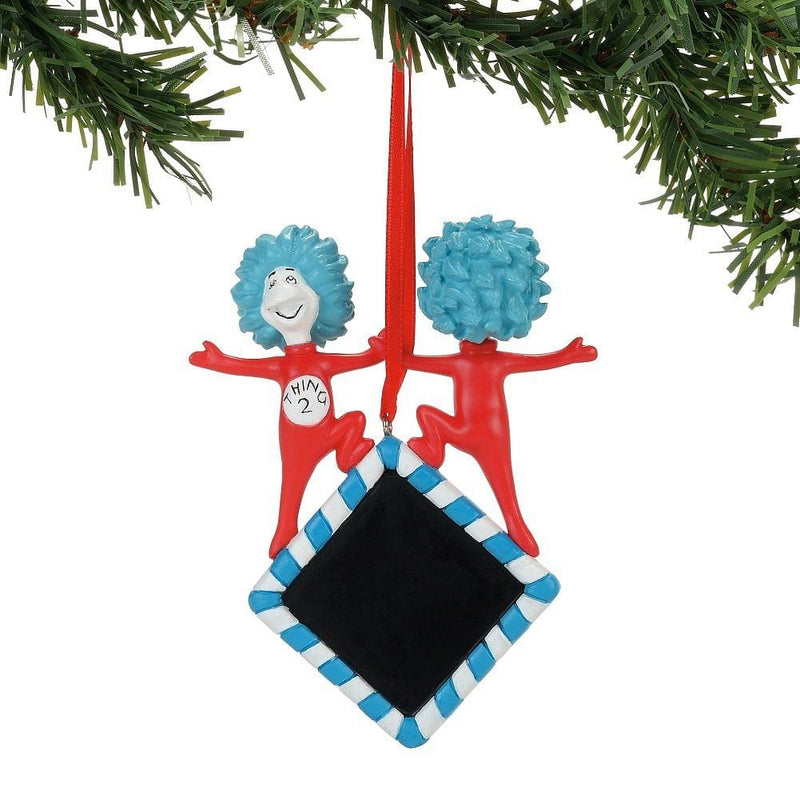 Dr. Seuss Thing 1 And Thing 2 Personalized Hanging Ornament - Shelburne Country Store