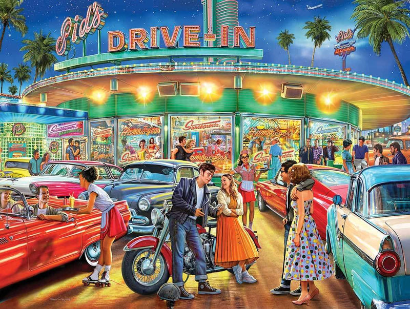 American Drive-In - 1000 Piece Jigsaw Puzzle - Shelburne Country Store