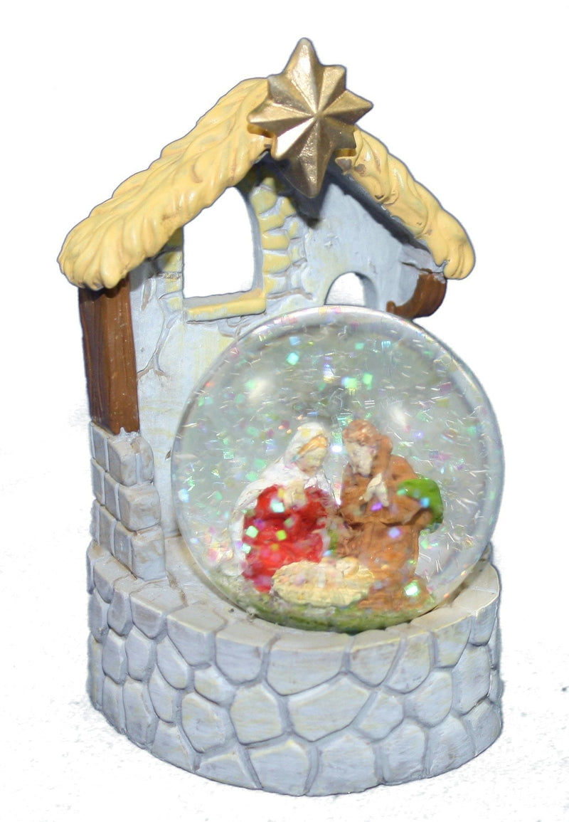 Resin/Glass Nativity Snowglobe - - Shelburne Country Store