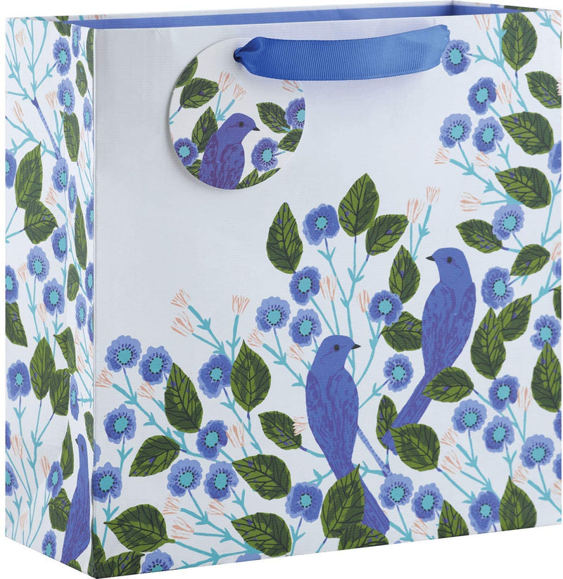 Blue Bird  - Medium Square Gift Bag - Shelburne Country Store