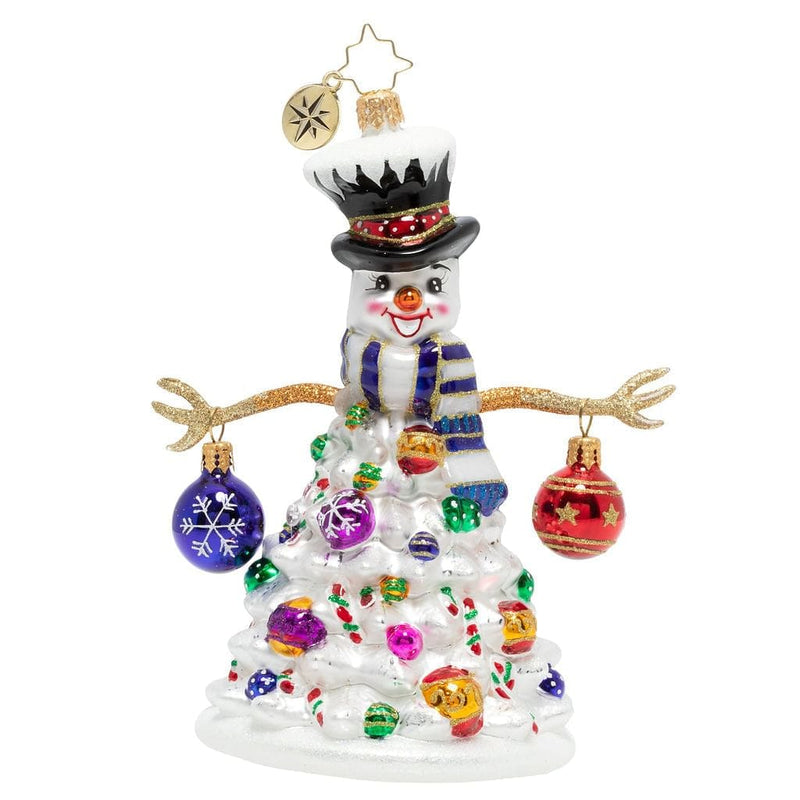 Quite A Lively Tree - Snowman Ornament - Shelburne Country Store