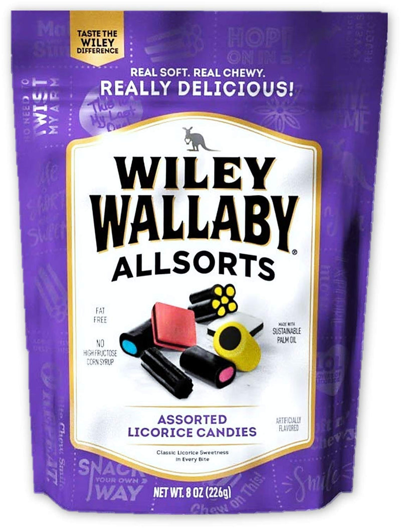 Wiley Wallaby Licorice - 8 Ounce - All Sorts - Shelburne Country Store
