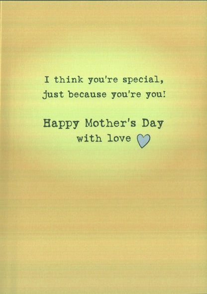 Mother's Day Card - I Think You're Special - Shelburne Country Store