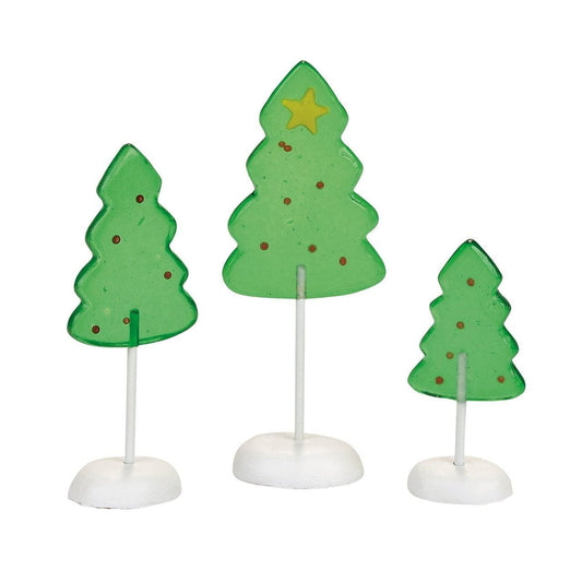 Department 56 Candy Corner Trees Acessory Figurines (Set Of 3) - Shelburne Country Store