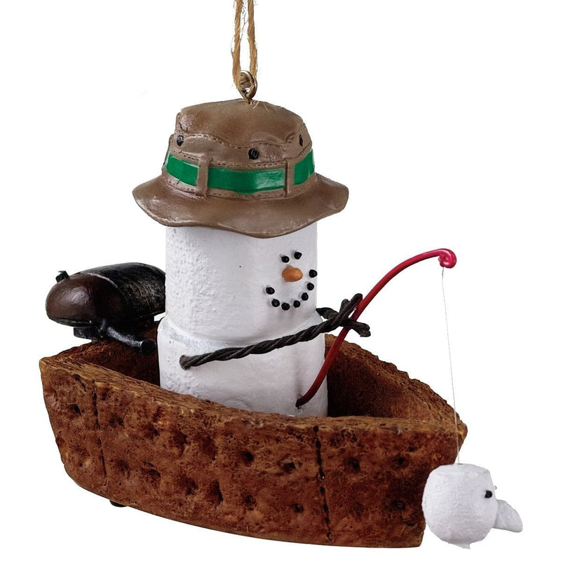 S'mores Fishing Boat Ornament - Shelburne Country Store