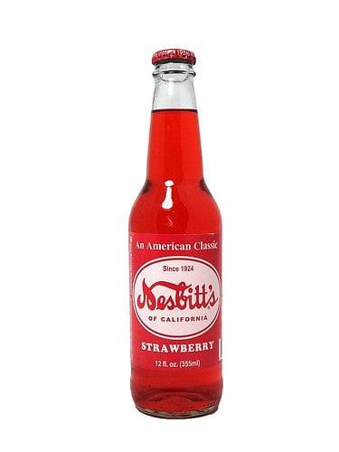 Nesbitts Glass Soda Bottle - Strawberry - Shelburne Country Store