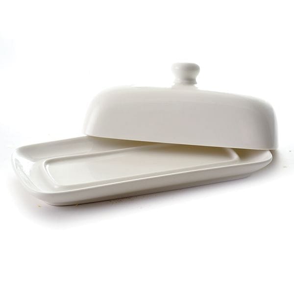 Porcelain Butter Dish with Cover - Shelburne Country Store