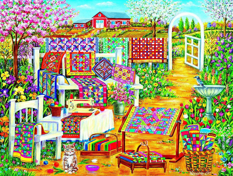 Garden Quilting Puzzle - Shelburne Country Store