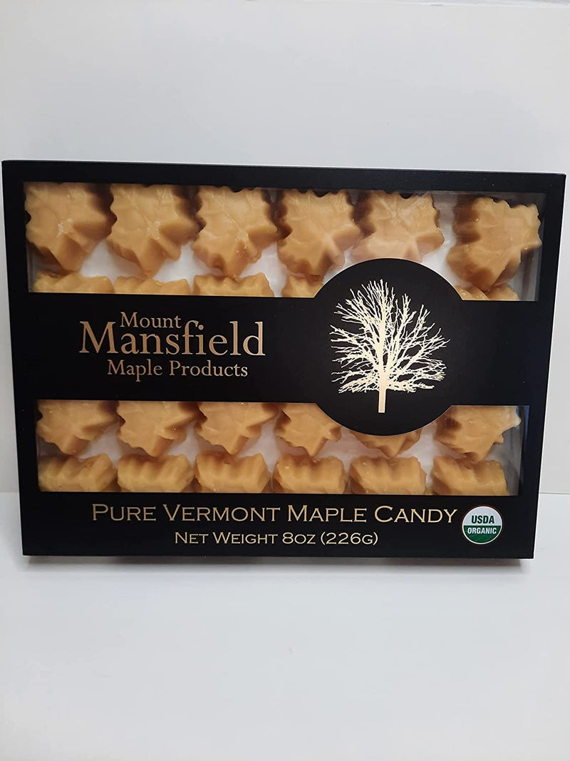 Mount Mansfield Organic Pure Maple Sugar Candy - 8 ounce - Shelburne Country Store