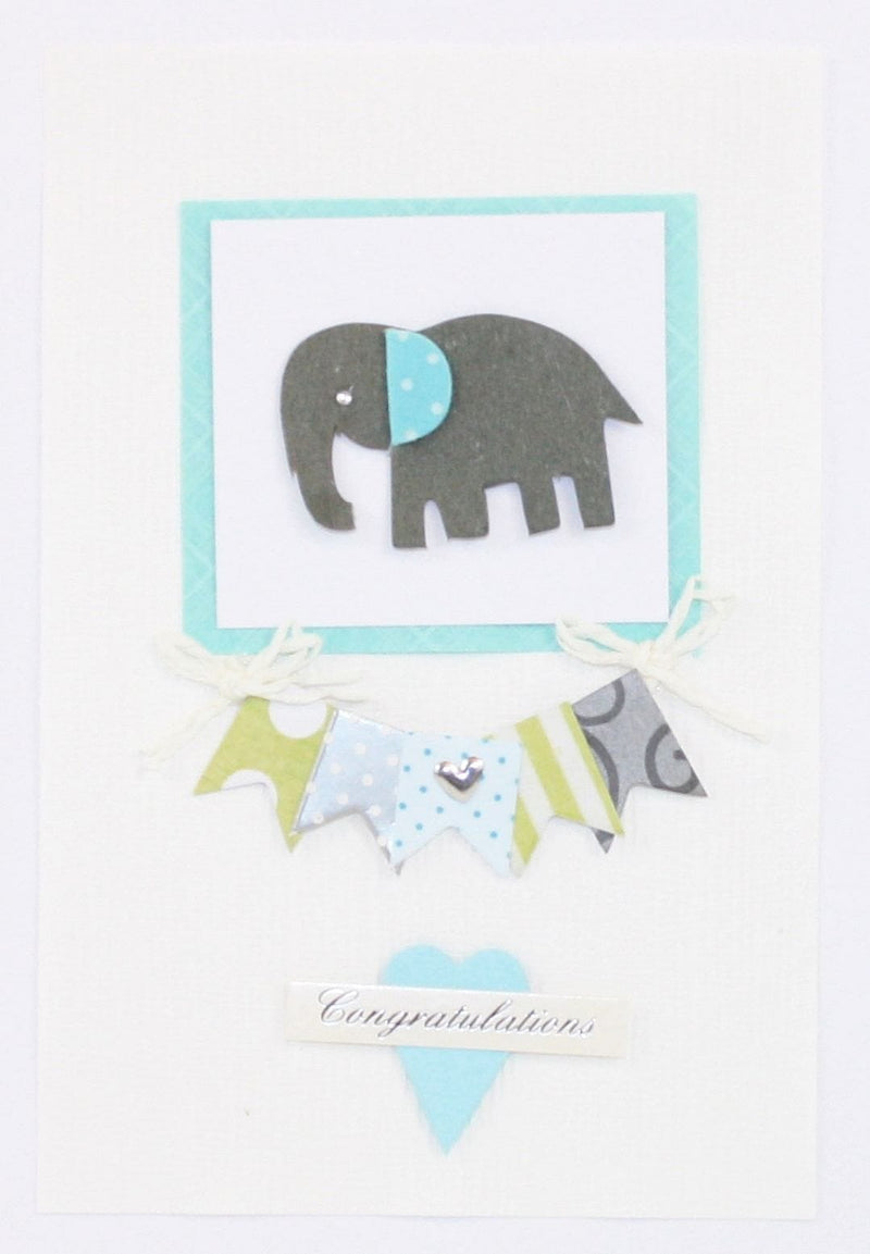 Handmade Embellished Welcome Baby Card - - Shelburne Country Store