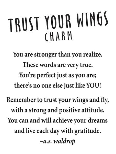 Trust Your Wings Charm - Shelburne Country Store